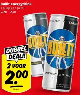 Poiesz Bullit energydrink aanbieding