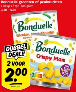 Poiesz Bonduelle groenten of peulvruchten aanbieding