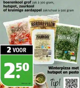 Poiesz Boerenkool grof, hutspot, zuurkool of kruimige aardappel aanbieding