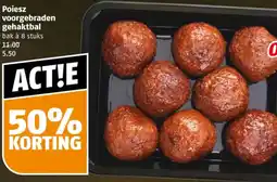 Poiesz Poiesz voorgebraden gehaktbal aanbieding