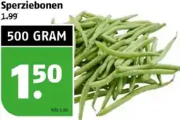 Poiesz Sperziebonen aanbieding