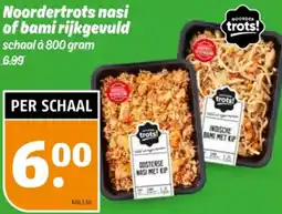 Poiesz Noordertrots nasi of bami rijkgevuld aanbieding