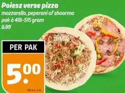 Poiesz Poiesz verse pizza aanbieding