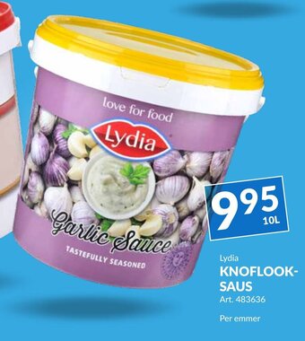 Meledi Lydia Knoflooksaus 10L aanbieding