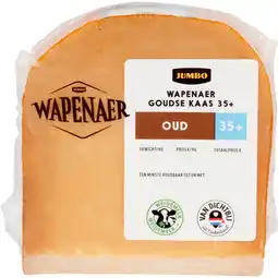 Jumbo Wapenaer Goudse Kaas Oud 35+ Stuk ca. 339 g aanbieding