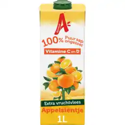 Jumbo Appelsientje Sinaasappelsap Extra Vruchtvlees 1L aanbieding