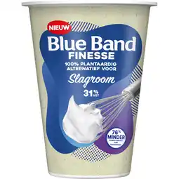 Jumbo Blue Band Finesse 100% Plantaardig Alternatief voor Slagroom 31% Vet 250 ml aanbieding