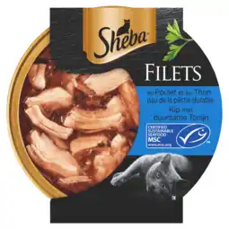 Dirk Sheba Kattenvoer filets kip tonijn aanbieding