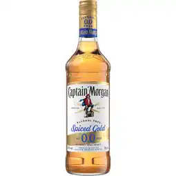 Jumbo Captain Morgan - Spiced Gold - 0.0% Alcoholvrij - 700ML aanbieding