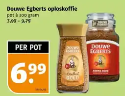 Poiesz Douwe Egberts oploskoffie aanbieding