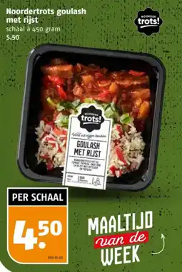 Poiesz Noordertrots goulash met rijst aanbieding