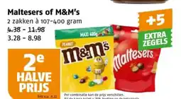 Poiesz Maltesers of M&M's aanbieding