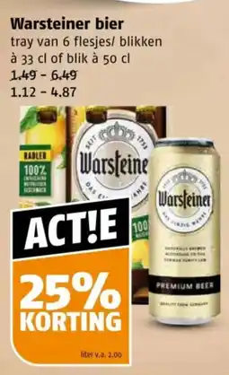 Poiesz Warsteiner bier aanbieding