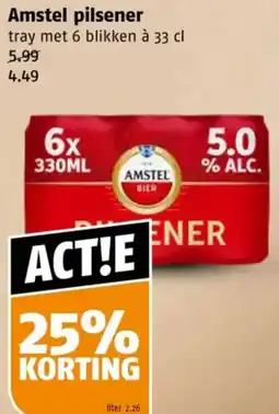 Poiesz Amstel pilsener aanbieding