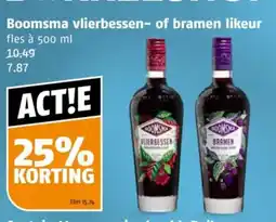 Poiesz Boomsma vlierbessen- of bramen likeur aanbieding
