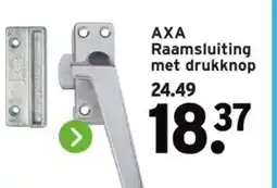 GAMMA AXA Raamsluiting met drukknop aanbieding