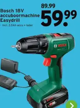 GAMMA Bosch 18V accuboormachine Easydrill aanbieding