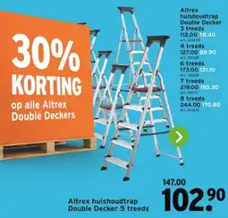 GAMMA Altrex huishoudtrap Double Decker 5 treeds aanbieding