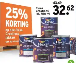 GAMMA Flexa Creations lak 750 ml aanbieding