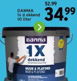 GAMMA GAMMA 1x d ekkend 10 liter aanbieding