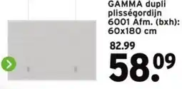 GAMMA GAMMA dupli plisségordijn aanbieding