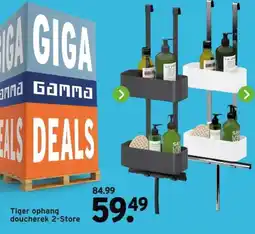 GAMMA Tiger ophang doucherek 2-Store aanbieding