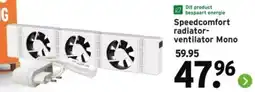 GAMMA Speedcomfort radiator- ventilator Mono aanbieding