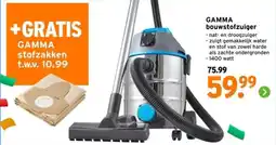 GAMMA GAMMA bouwstofzuiger aanbieding