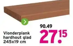 GAMMA Vlonderplank hardhout glad aanbieding