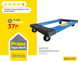 Praxis Sencys Transportroller - 76x46cm - 400kg aanbieding