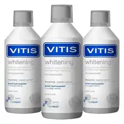 Plein.nl 3x Vitis Mondwater Whitening 500 ml aanbieding