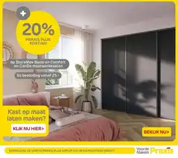 Praxis op StoreMax Basic en Comfort en CanDo maatwerkkasten aanbieding