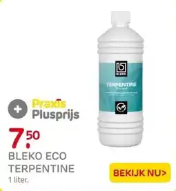 Praxis Bleko ECO terpentine 1L aanbieding