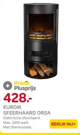 Praxis Elektrische sfeerhaard Orsa Fireplace aanbieding