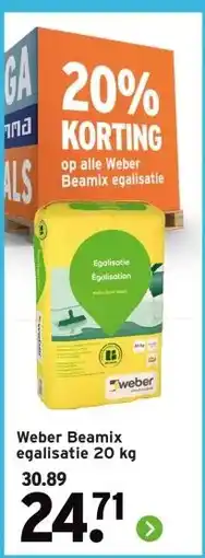 GAMMA Weber Beamix egalisatie aanbieding