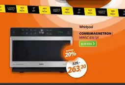 Expert Whirlpool MWSC 833 SX aanbieding