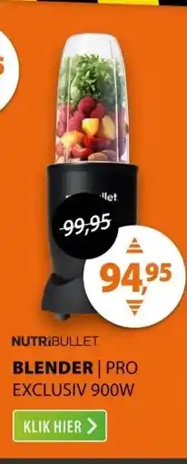 Expert Nutribullet Pro Exclusiv 900W Zwart aanbieding