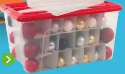 GAMMA Kerstballenbox 45 liter met deksel en inlay aanbieding