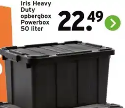 GAMMA Iris Heavy Duty opbergbox Powerbox aanbieding