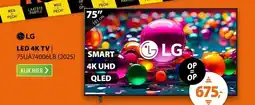 Expert LG 4K SMART 75UA74006LB (2025) aanbieding