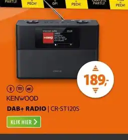 Expert Kenwood CR-ST120S Zwart aanbieding