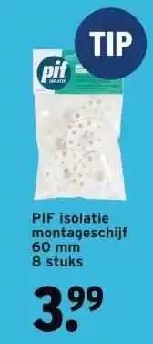 GAMMA PIF isolatie montageschijf aanbieding