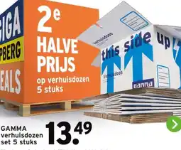 GAMMA GAMMA verhuisdozen aanbieding
