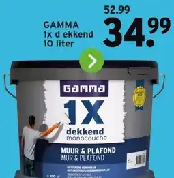 GAMMA GAMMA 1x d ekkend aanbieding