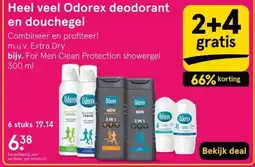 Etos Heel veel Odorex deodorant en douchegel aanbieding