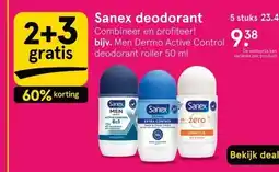Etos Sanex deodorant aanbieding