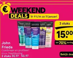 Etos John Frieda aanbieding
