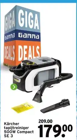 GAMMA Kärcher tapijtreiniger aanbieding