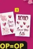 Etos Valentijn decoratie Raam stickers aanbieding