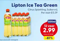 Die Grenze Lipton Ice Tea Green aanbieding
